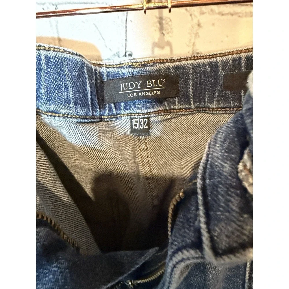 Judy Blue Jeans Womens 15/32 High Rise Drawstring Pocket Jogger Stretch - Picture 7 of 9